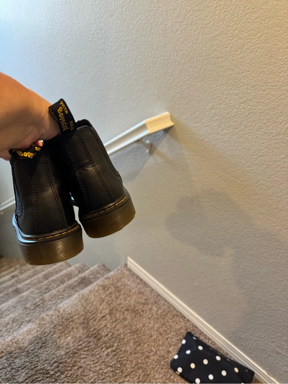 Dr. Martens Kids Black Chelsea Boots